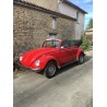 Coccinelle cabriolet rouge 1970